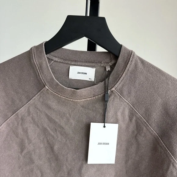 NWT Joah Brown cropped long sleeve M/L - Picture 3 of 3